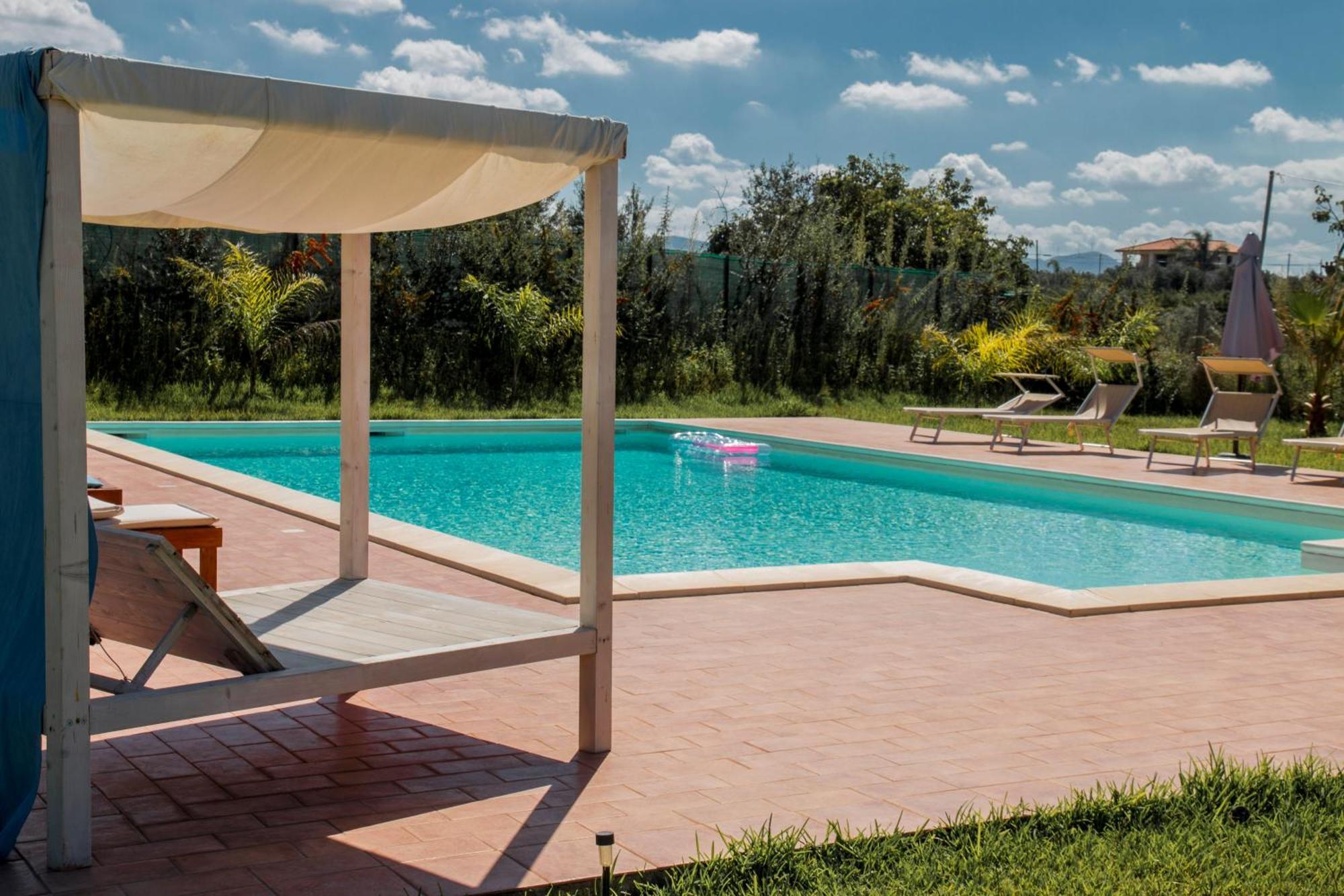 Villa Con Piscina Casale Di Gio Nel Golfo Di Castellammare 파르티니코 외부 사진