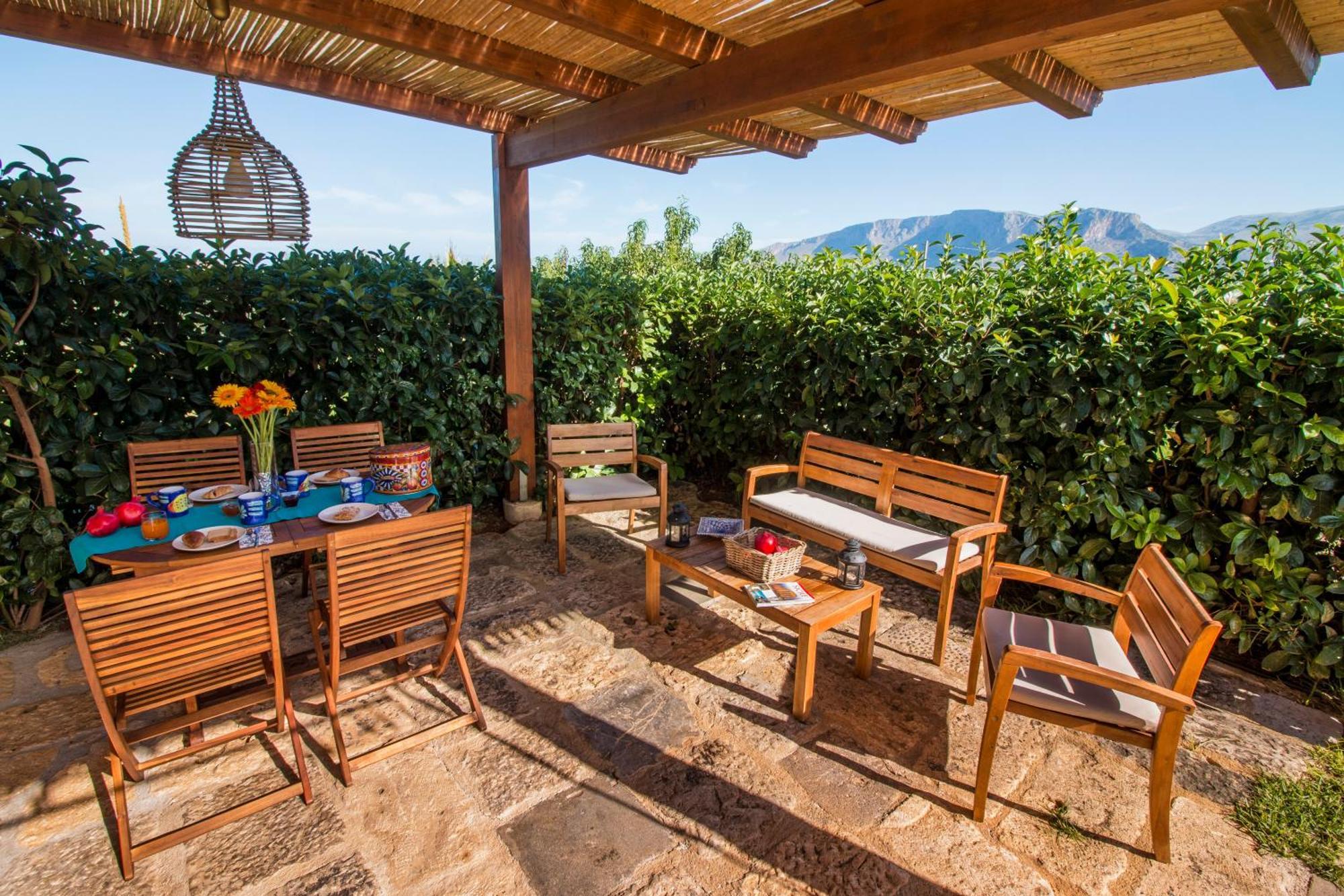 Villa Con Piscina Casale Di Gio Nel Golfo Di Castellammare 파르티니코 외부 사진